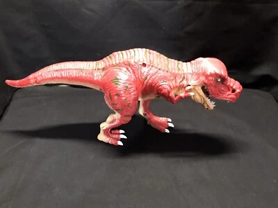 Dinosaurio Jurásico Rojo TYRANNOSAURUS T-Rex 15" Foto 1 de 4