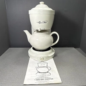 Mrs Tea Mr Coffee 6 Tassen Automatischer Heißer Tee Maschine Modell # HTM1 Komplett mit Deckel - Bild 1 von 18