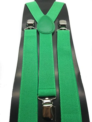 28 Colors Mens&Womens Clip-on Sexy Suspenders Elastic Y-Shape Adjustable Braces - Image 1 of 4