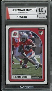 Jeremiah Smith 2024 Panini NIL Ohio State Buckeyes Rookie MGS 10 GEM MINT RC - Foto 1 di 2