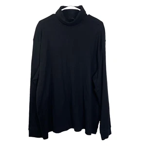 NWT Field & Stream 1871 Mens Black Long Sleeve Turtleneck Shirt Size XL Cotton - Picture 1 of 10
