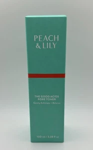 NEW NIB Peach & Lily Good Acids Pore Toner Full Size 100 ml/3.38oz AUTHENTIC - Picture 1 of 7
