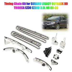 Timing Chain Kit for SUBARU LEGACY OUTBACK B9 TRIBECA EZ30 EZ30D 3.0L H6 06-09 Q - Picture 1 of 18