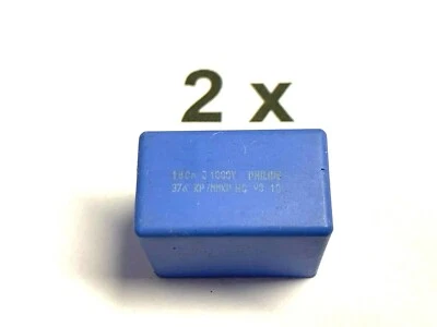 VISHAY/BC COMPONENTS 2 x 180nF, 1000V-, 400V~, 5%, MKP376, Impulsfest, 2 Stück