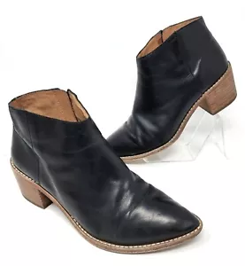Madewell Justine Stiefel Damen 7,5 M schwarz Holz Blockabsatz - Bild 1 von 12