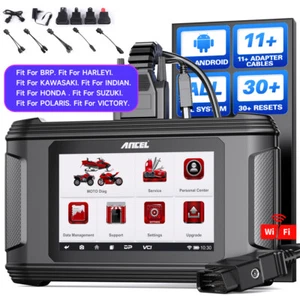 Motorcycle Diagnostic Tool for Harley Yamaha Honda Kawasaki Suzuki BRP Scanner - Picture 1 of 8