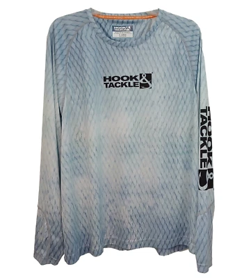 Camisa de agua Hook & Tackle para hombre XL Scaly Tech manga larga pesca kayak top Foto 1 de 4