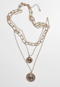 Urban Classics Shirt Patricia Layering Necklace Gold - Picture 1 of 3