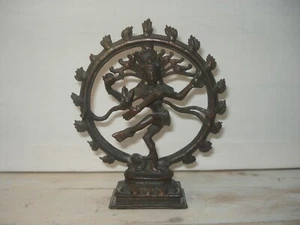 Statuette de Natraj Dansant  SHIVA  Bronze Indien Hindouhisme   - Bild 1 von 11