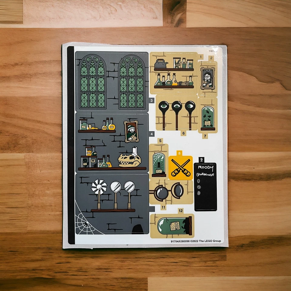 全新乐高 | 贴纸套装 76397 霍格沃茨时刻防御黑暗艺术 — 第 1/1 张图片