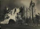 1938 Press Photo Late Del Burkhart Oregonian Photographer took this fire picture