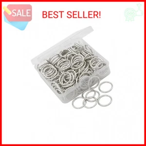 100Pcs Open Jump Rings 20mm Nickel Jewelry Connectors for Jewelry Findings Makin - Picture 1 of 2