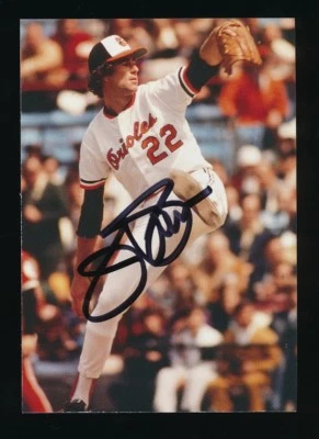 JIM PALMER SIGNED BALTIMORE ORIOLES POST CARD PHOTO AUTO JSA CERTIFIED COA - Image 1 of 3