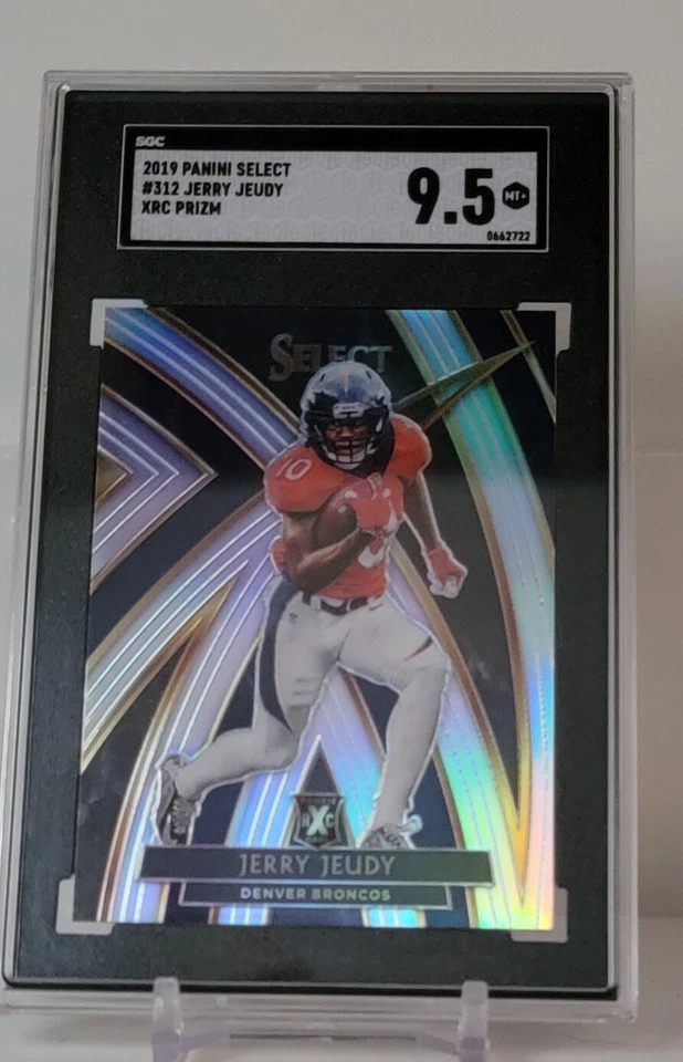 Jerry Jeudy 2019 Select XRC Prizm SGC 9.5 Broncos RC!!! - Image 1 of 2