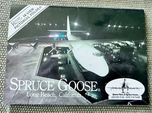 Spruce Goose Official Souvenir Royal 14 View Pictorial Folder Howard Hughes - Picture 1 of 2