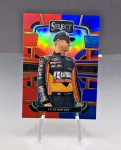 2024 Select Racing NASCAR Clint Bowyer Grandstand Tri-Color Prizm #17 /249 SP - Picture 1 of 3