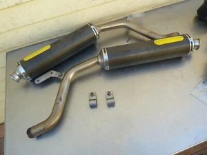 Arrow exhaust slip ons high mount Monster Dark 750 00 98-01Ducati #O11 - Picture 1 of 11