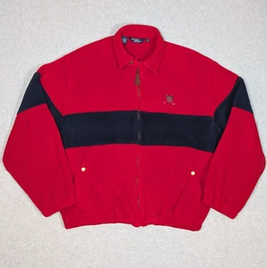 Vintage Polo Ralph Lauren Fleecejacke Herren Large Golf Crest Made In USA - Bild 1 von 11