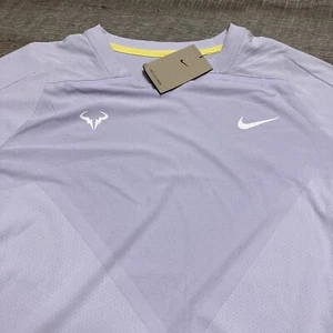Nike Court Tennis Rafa Nadal Dri-Fit ADV Grand Slam Top DD8540 546 Violet Sz S - Picture 1 of 12