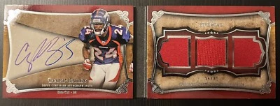2011 Topps 5 Star Signatures Champ Bailey Auto Book # 35/35 Denver Broncos - Image 1 of 3