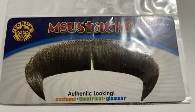 MUSTACHES THEATRICAL-100% HUMAN HAIR WINCHESTER MOUSTACHE RUBIES 2028 PICK ANY 1 - Image 1 of 4