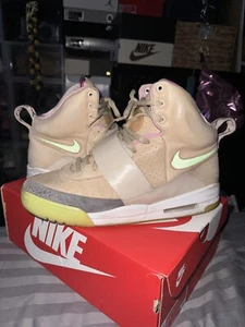 Size 11 • Nike Air Yeezy 1 Net Tan 2009 366164-111 Pre Owned - Picture 1 of 13