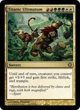 Titanic Ultimatum - Shards of Alara - LP, English MTG Magic FLAT RATE SHIP