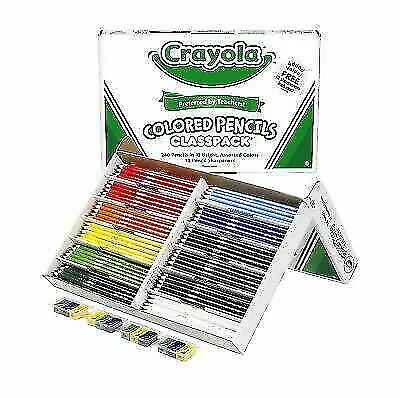 Crayola 688024 12-Color Pencils Classpack - 240 Pieces