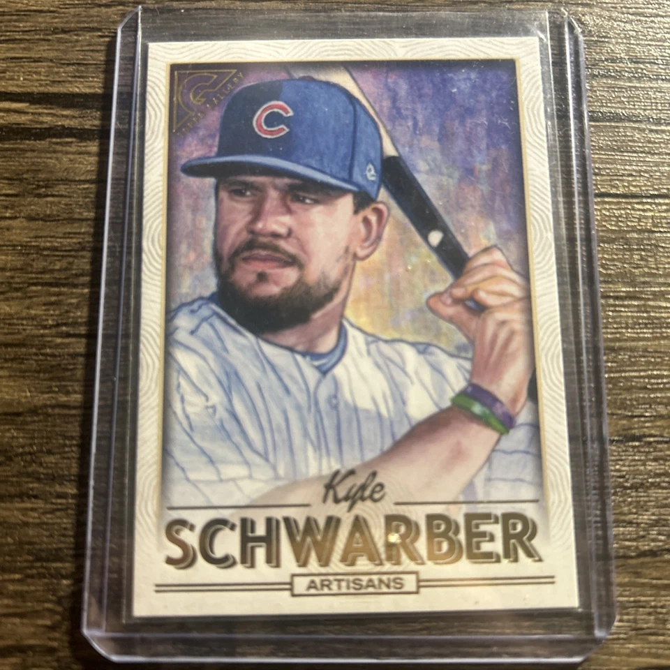 2018 Topps Gallery #152 Kyle Schwarber Chicago Cubs Card - Image 1 of 2