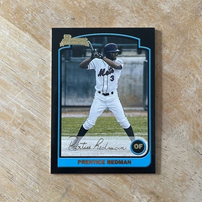 2003 Bowman Baseball Gold Parallel #289 PRENTICE REDMAN RC New York Mets #289 - Image 1 of 2
