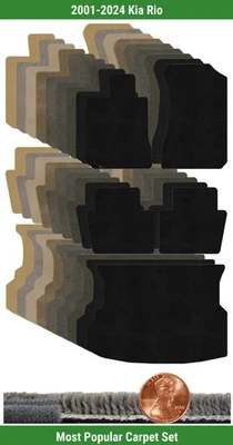 Juego de alfombrillas Lloyd Custom Ultimat para Kia Rio 2001-2024 (5 piezas) #V87 Foto 1 de 4