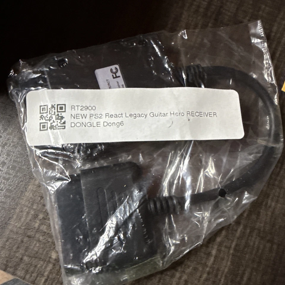 NEW PS2 React Legacy Guitar Hero RECEIVER DONGLE wireless adapter playstation-2 - Image 1 of 1