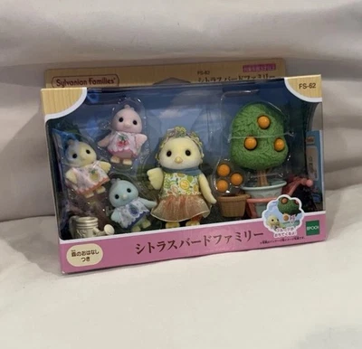 NUEVO Sylvanian Families Cítrico Naranjo Pájaro Familia Set FS-62 Calico Critters Foto 1 de 4