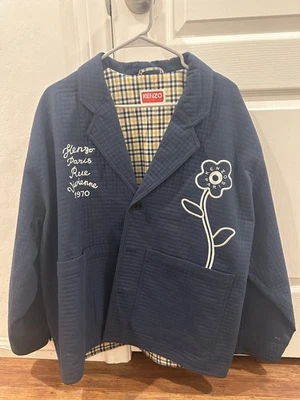 Chaqueta Blazer Kenzo Paris Bolsillos Raros Talla M/L Foto 1 de 4