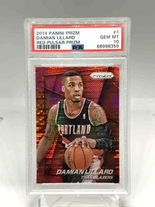Damian Lillard 2014 Panini Prizm Red Pulsar 03/25 PSA 10 Trailblazers #1 - Bild 1 von 2
