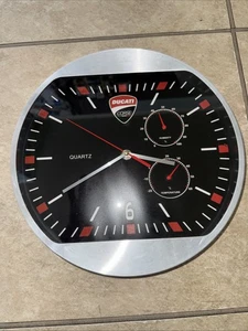 Ducati Corse Wall Clock 11.5" TESED Working Rare Piece - Bild 1 von 7