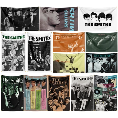 The Smiths Rock Band Flag Banner Wall Hanging Music Tapestry + Brass Grommets - Image 1 of 4