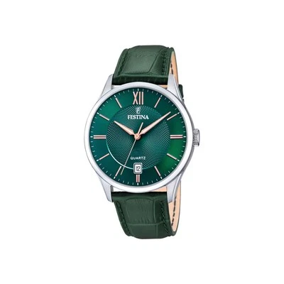 Orologio Uomo Festina F20426/7 Con Quadrante E Cinturino Verde - Immagine 1 di 3