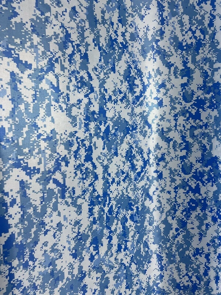 True Timber Blue Digital Marpat Waterproof Coated  60" Nylon 200D Pack Cloth - Image 1 of 3