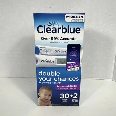 Clearblue Advanced Kit Test Ovulazione Digitale 30+2 Scad. 06/2027 Test Gravidanza - Immagine 1 di 4