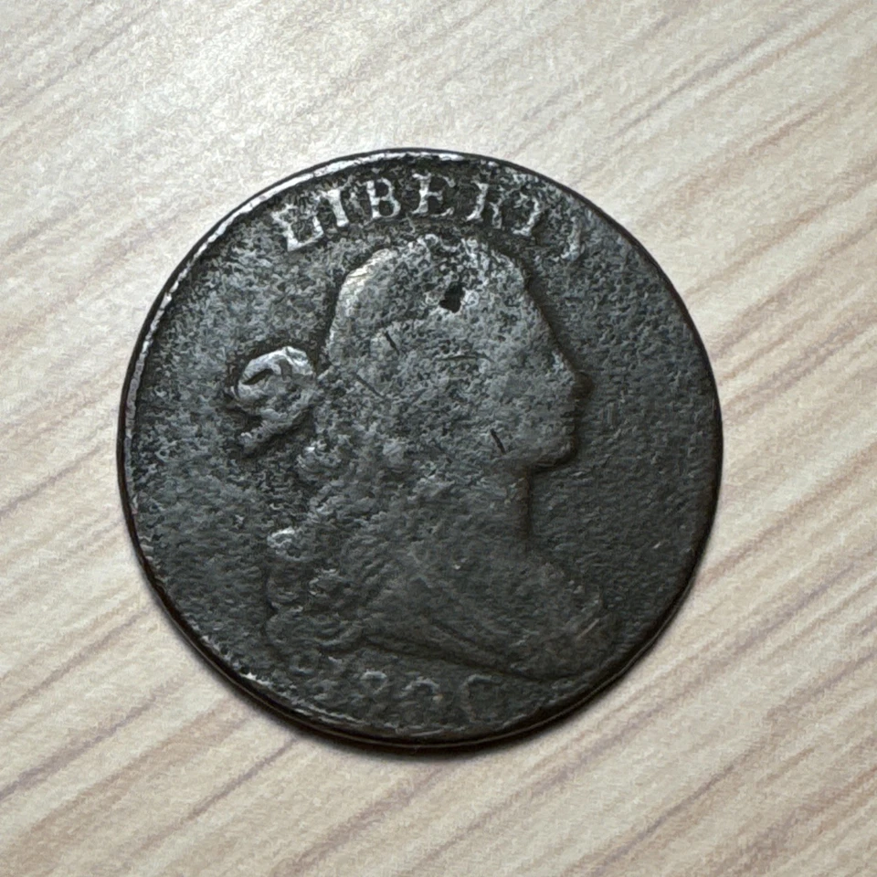 1800 United States Draped Bust Large Cent  - Image 1 of 2