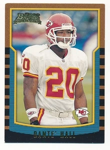 DANTE' HALL 2000 BOWMAN RC ROOKIE CARD #223 KANSAS CITY CHIEFS FOOTBALL MINT - Picture 1 of 2