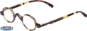 Calabria R314/R501S Vintage Metall Lesebrille +3,50 Schildpatt Herren Damen DE - Bild 1 von 5