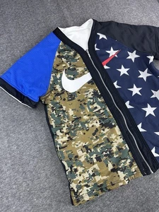 Nike Sportswear Baseball Jersey Mens XL Black Reversible NikeLab Full Zip - Picture 1 of 11