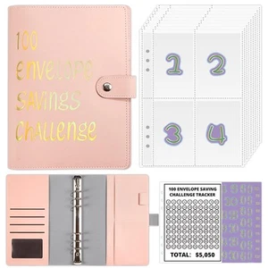100 envelopes Money Saving Challenge, A5 Money Saving Budget Binder, Savings ... - Picture 1 of 7