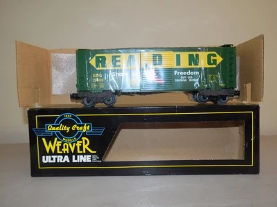 WEAVER Trains 1994 Prestige Box Car Reading PS-1 Share in Freedom #3095 3 Rail - Image 1 of 3