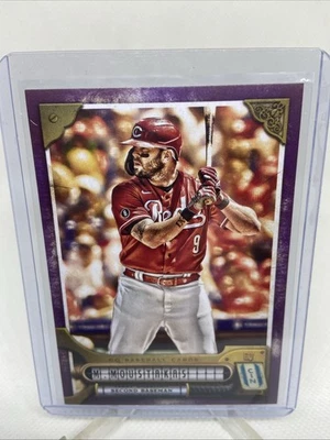 2022 Topps Gypsy Queen #125 Mike Moustakas Mauve #/75 - Image 1 of 2