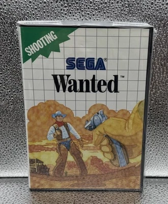 Wanted Sega Master System W/Manual 8 Bit Retro 1989 #1194 - Image 1 of 4