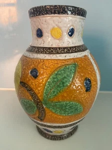 Vintage Retro Italienische Fanciullacci Majolika Vase Bitossi Stil 70er Jahre - Bild 1 von 5