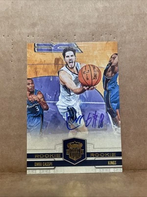 2009-10 OMRI CASSPI PANINI COURT KINGS #148 AUTO #D/649 ROOKIE RC CARD SAC - Image 1 of 2